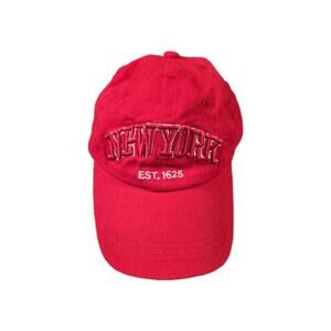 Red New York City EST 1625 Baseball Cap BJB Adjustable Hat